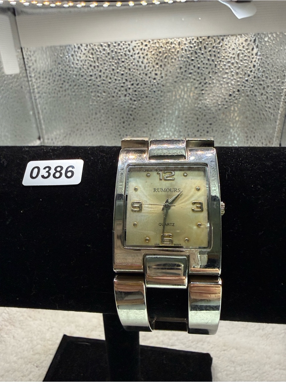 Rumours Men’s Silver-Tone Bracelet Watch - Silver Dial
